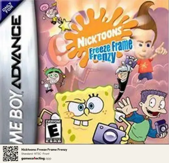 Nicktoons: Freeze Frame Frenzy Game Boy Advance, NTSC box front