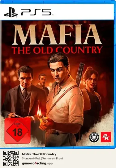 Mafia: The Old Country PlayStation 5, Germany box front