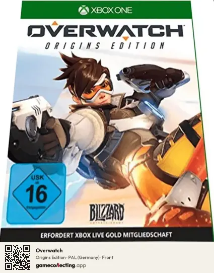 Overwatch Xbox One, Germany box front