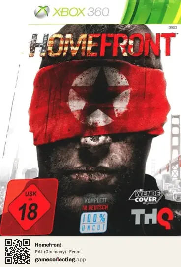 Homefront Xbox 360, Germany box front