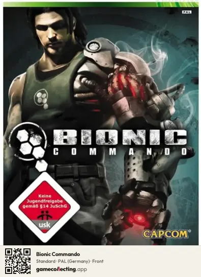 Bionic Commando Xbox 360, Germany box front