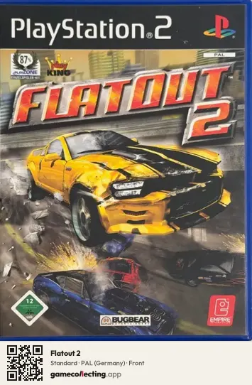 Flatout 2 PlayStation 2, Germany box front