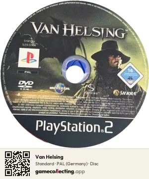 Van Helsing PlayStation 2, PAL disc