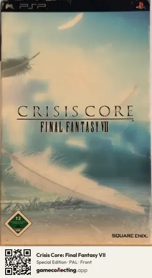 Crisis Core: Final Fantasy VII PlayStation Portable, PAL box front