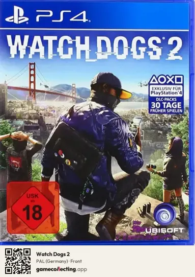 Watch Dogs 2 PlayStation 4, Germany box front