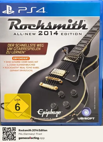 Rocksmith 2014 Edition PlayStation 4, Germany box front