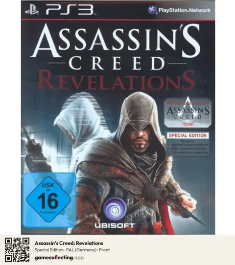 Assassin's Creed: Revelations PlayStation 3, Germany box front