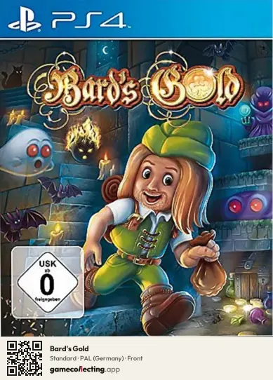Bard's Gold PlayStation 4, Germany box front