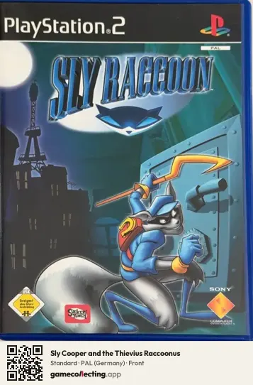 Sly Cooper and the Thievius Raccoonus PlayStation 2, Germany box front