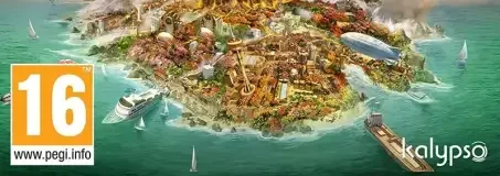 Tropico 4, the PEGI square on its front