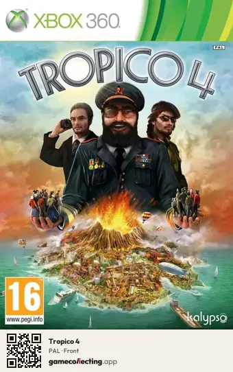 Tropico 4 Xbox 360, PAL box front