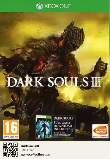Dark Souls III Xbox One, PAL box front