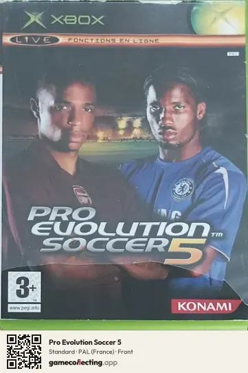 Pro Evolution Soccer 5 Xbox, France box front