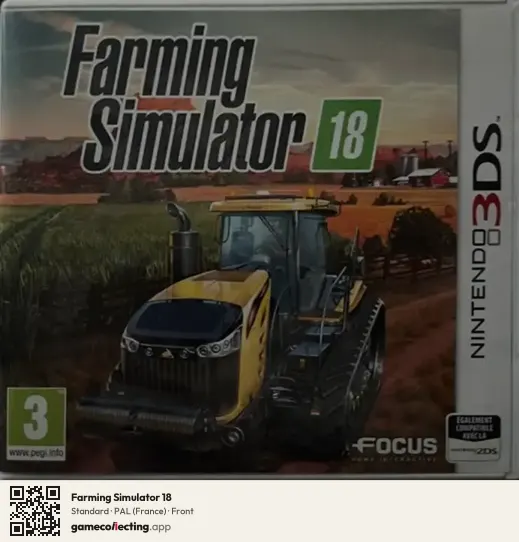 Farming Simulator 18 Nintendo 3DS, France box front