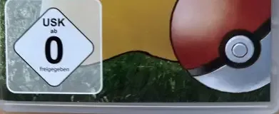 Pokémon: Let's Go, Pikachu!, the USK square on its front