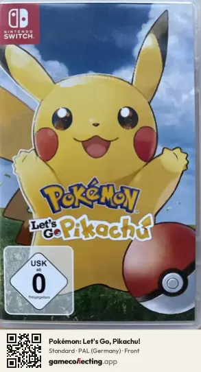 Pokémon: Let's Go, Pikachu! Nintendo Switch, Germany box front