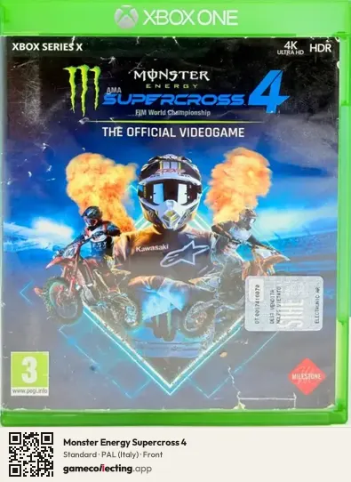 Monster Energy Supercross 4 Xbox Series X, Italy box front