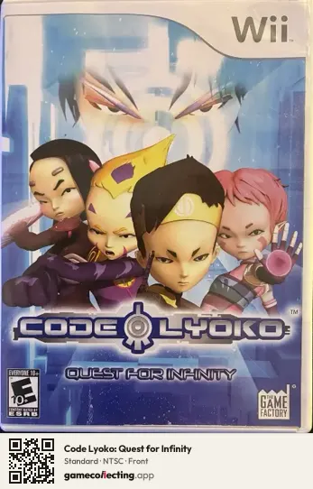 Code Lyoko: Quest for Infinity Nintendo Wii, NTSC box front