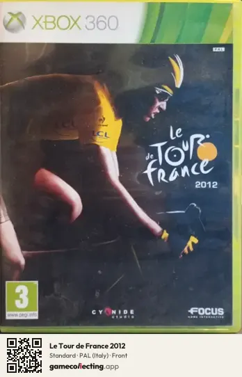 Le Tour de France 2012 Xbox 360, Italy box front