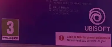 Just Dance 2024 Edition, the PEGI square on its front