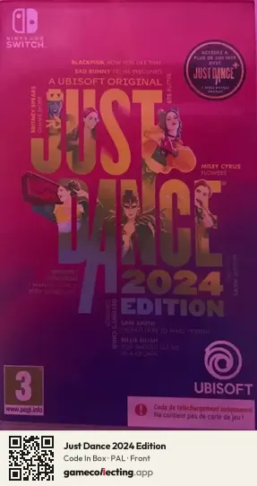 Just Dance 2024 Edition Nintendo Switch, PAL box front