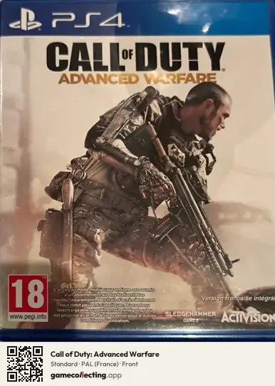 Call of Duty: Advanced Warfare PlayStation 4, France box front