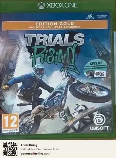 Trials Rising Xbox One, France box front