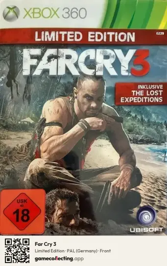 Far Cry 3 Xbox 360, Germany box front
