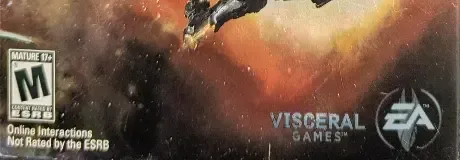 Dead Space 2, the ESRB box on its front