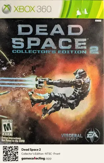 Dead Space 2 Xbox 360, NTSC box front