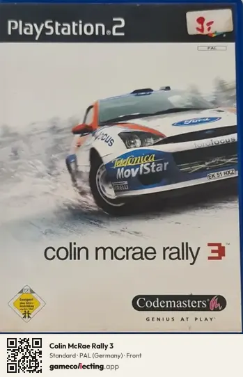 Colin McRae Rally 3 PlayStation 2, Germany box front