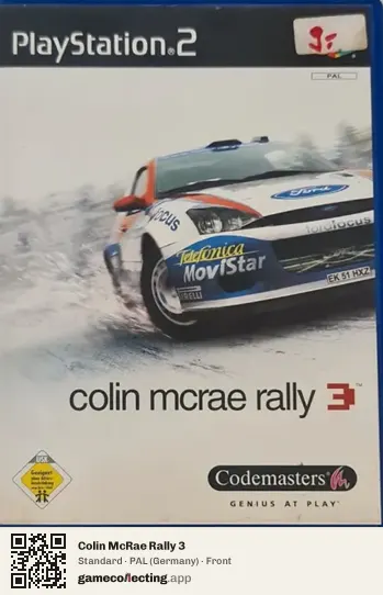 Colin McRae Rally 3 PlayStation 2, Germany box front