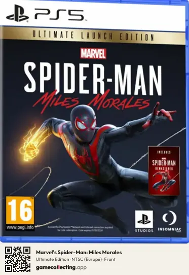 Marvel's Spider-Man: Miles Morales PlayStation 5, Europe box front