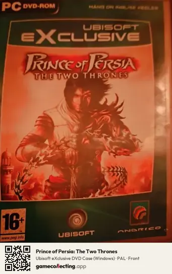 Prince of Persia: The Two Thrones Computer, PAL box front