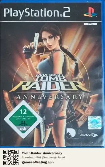 Tomb Raider: Anniversary PlayStation 2, Germany box front