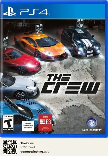 The Crew PlayStation 4, NTSC box front
