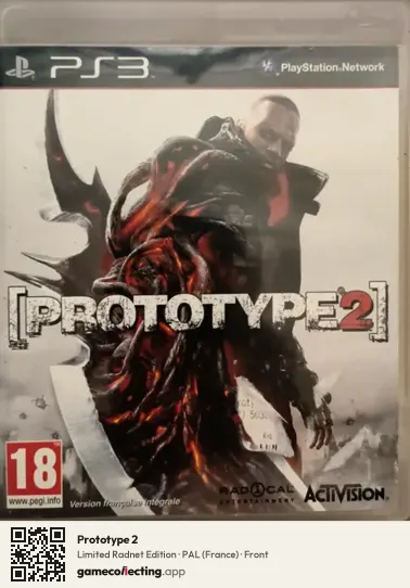 Prototype 2 PlayStation 3, France box front
