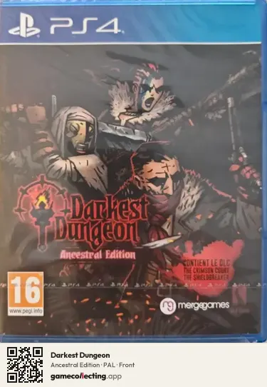 Darkest Dungeon PlayStation 4, PAL box front