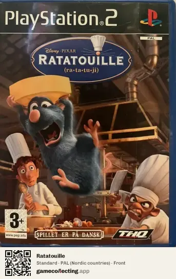 Ratatouille PlayStation 2, Nordic countries box front