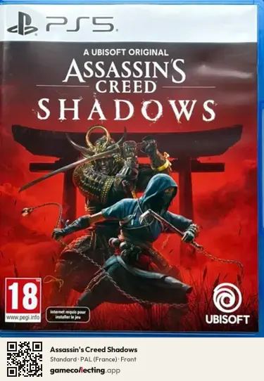 Assassin's Creed Shadows PlayStation 5, France box front