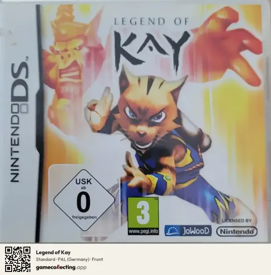 Legend of Kay Nintendo DS, Germany box front