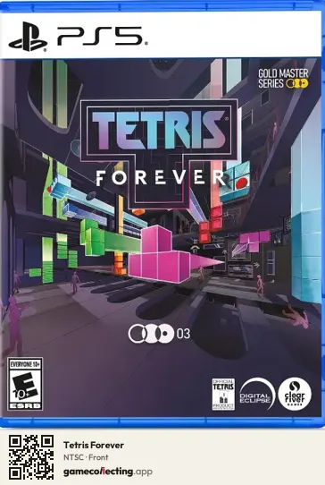 Tetris Forever PlayStation 5, NTSC box front