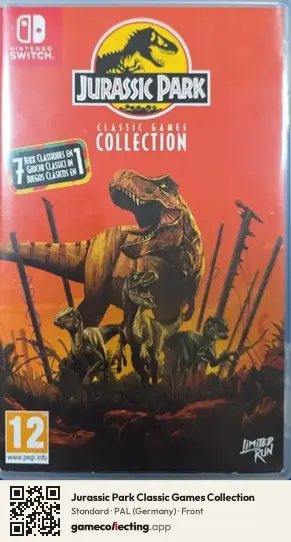 Jurassic Park Classic Games Collection Nintendo Switch, Germany box front