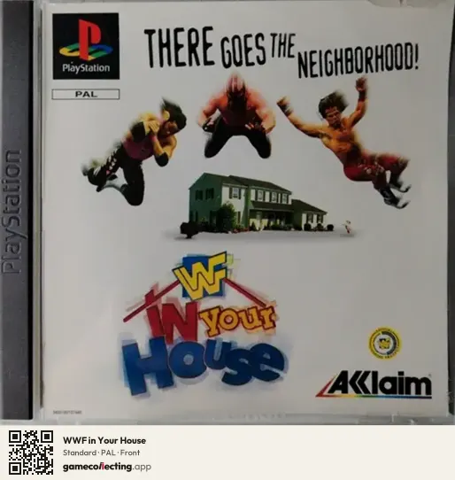 WWF in Your House PlayStation, PAL box front