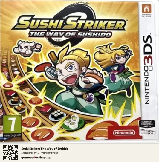 Sushi Striker: The Way of Sushido Nintendo 3DS, France box front