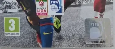 FIFA 13, the PEGI square on its front