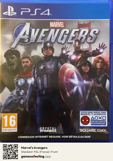 Marvel's Avengers PlayStation 4, France box front
