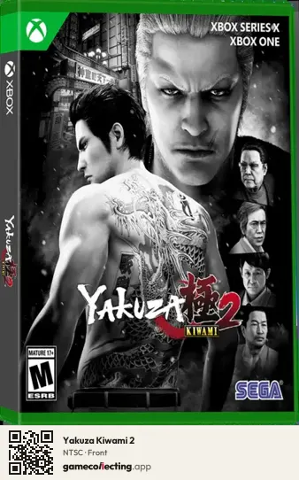 Yakuza Kiwami 2 Xbox One, NTSC box front
