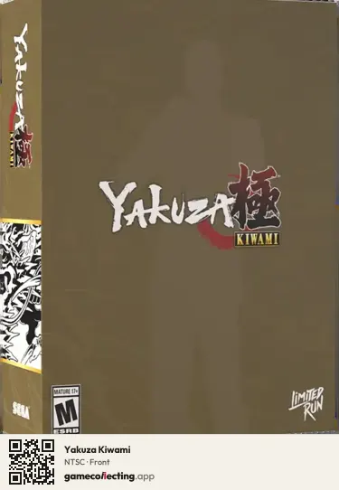 Yakuza Kiwami Xbox Series X, NTSC box front