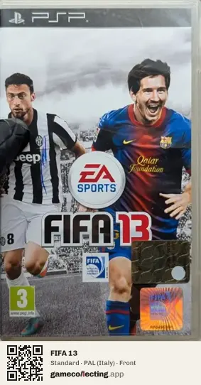 FIFA 13 PlayStation Portable, Italy box front